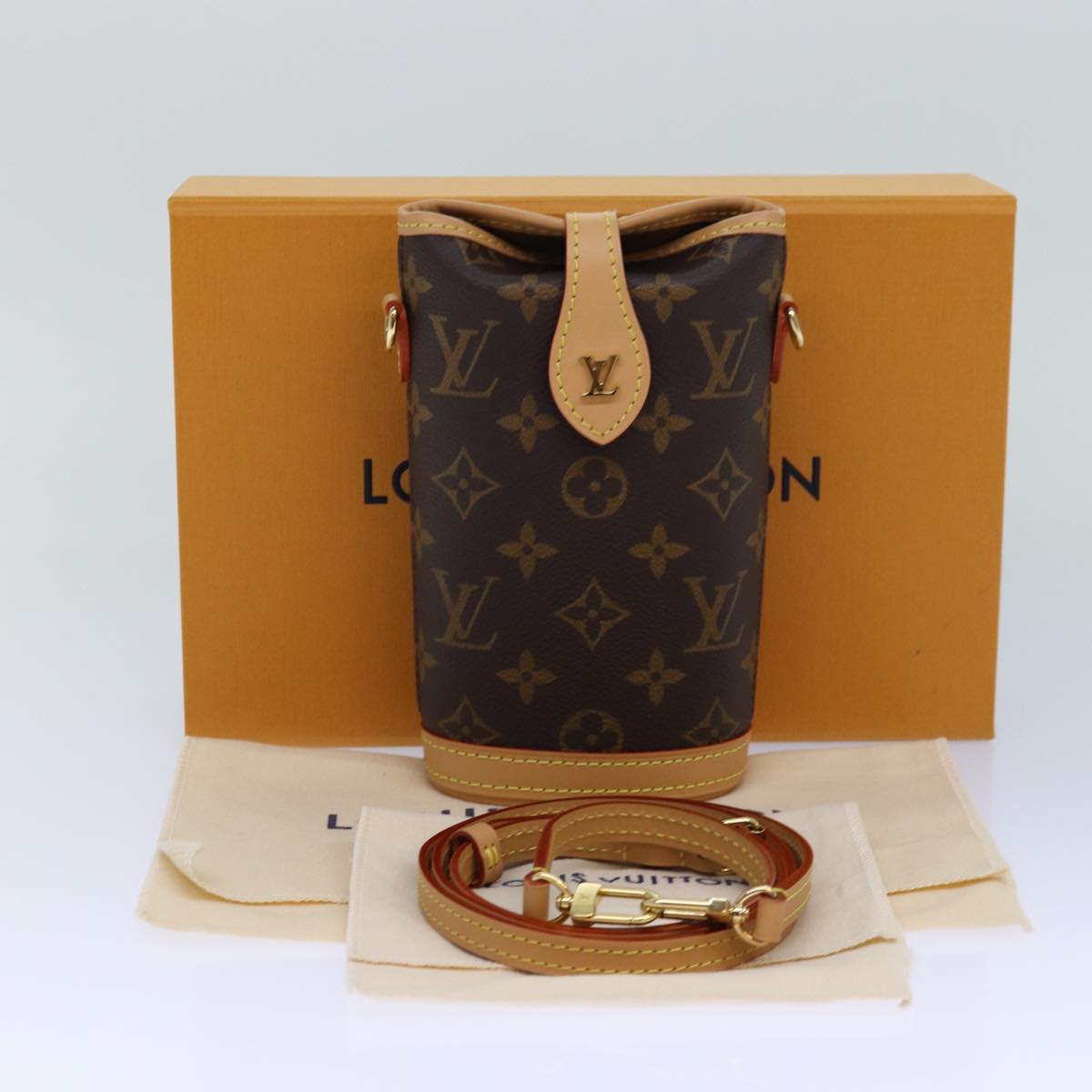 LOUIS VUITTON Monogram Fold Me Pouch Shoulder Bag M80874 LV Auth 84679S