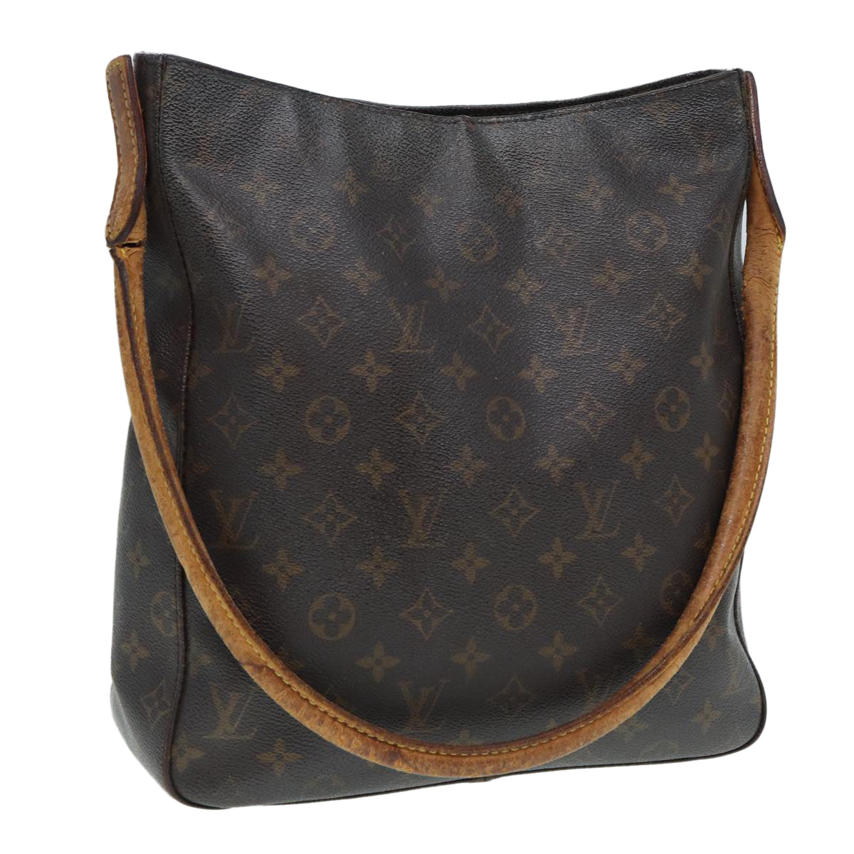 LOUIS VUITTON Monogram Looping GM Shoulder Bag M51145 LV Auth 84684