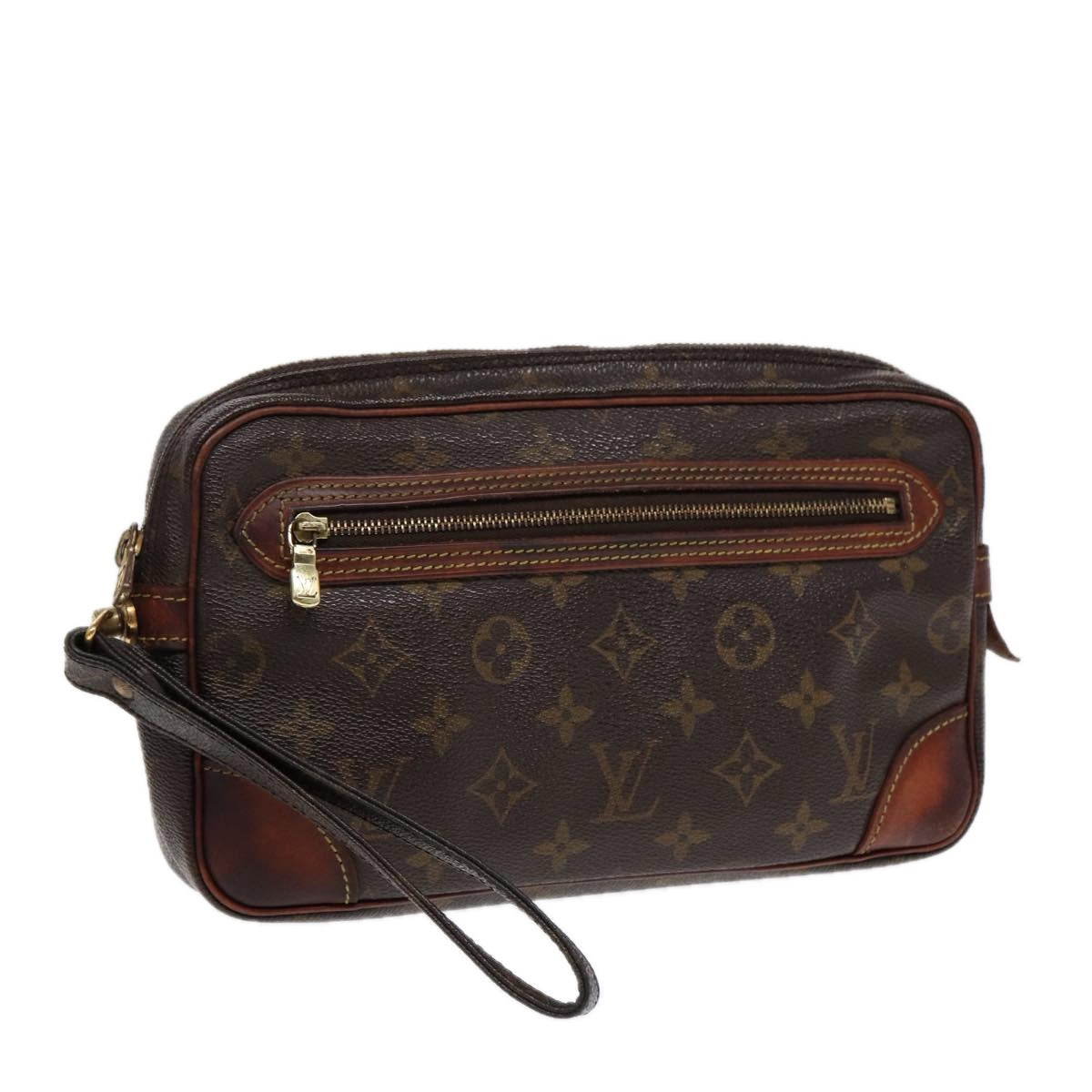 LOUIS VUITTON Monogram Marly Dragonne GM Clutch Bag M51825 LV Auth 84686