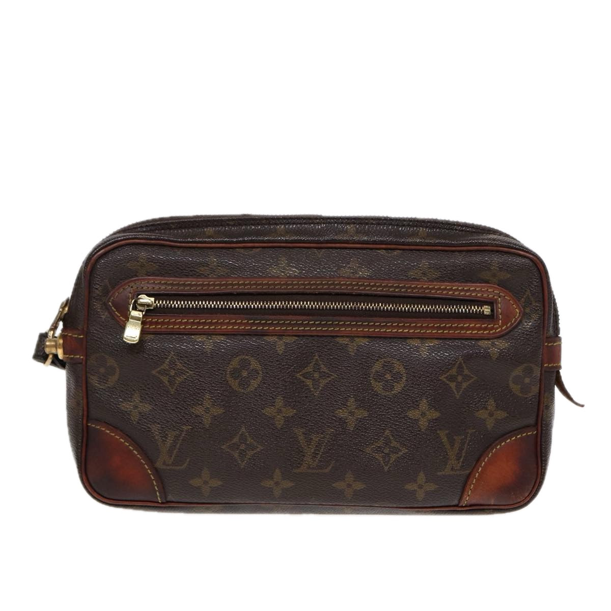 LOUIS VUITTON Monogram Marly Dragonne GM Clutch Bag M51825 LV Auth 84686