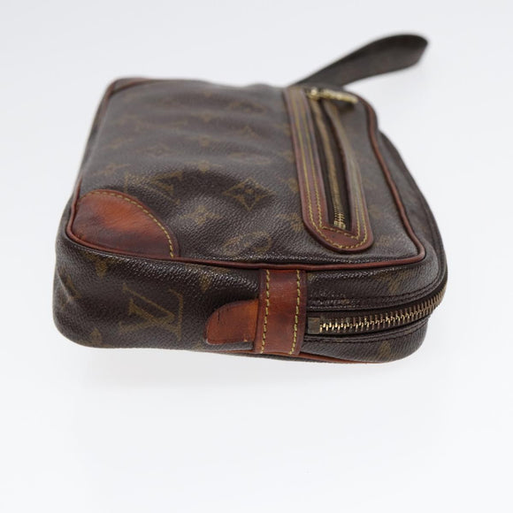 LOUIS VUITTON Monogram Marly Dragonne GM Clutch Bag M51825 LV Auth 84686