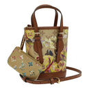 LOUIS VUITTON LV Garden Nano Bucket Shoulder Bag Beige M81724 LV Auth 84696S-1