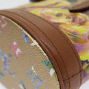 LOUIS VUITTON LV Garden Nano Bucket Shoulder Bag Beige M81724 LV Auth 84696S-9