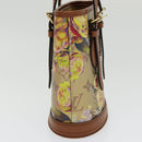 LOUIS VUITTON LV Garden Nano Bucket Shoulder Bag Beige M81724 LV Auth 84696S-4