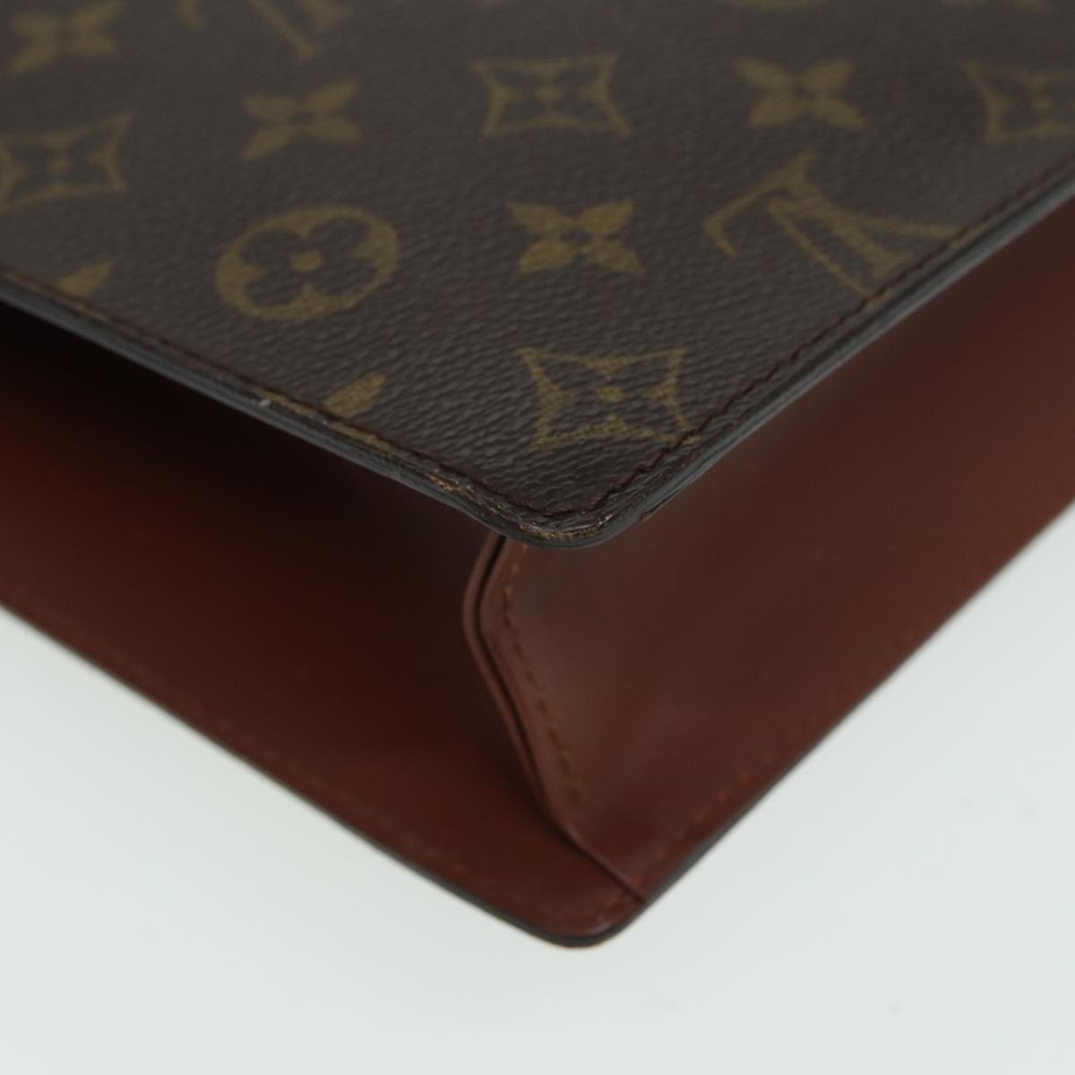 LOUIS VUITTON Monogram Monceau 28 Hand Bag 2way M51185 LV Auth 84700