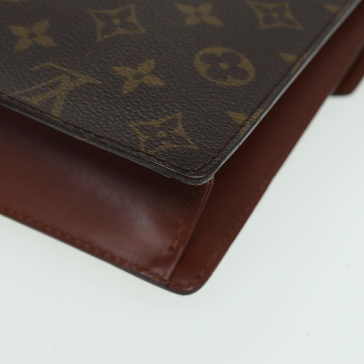 LOUIS VUITTON Monogram Monceau 28 Hand Bag 2way M51185 LV Auth 84700