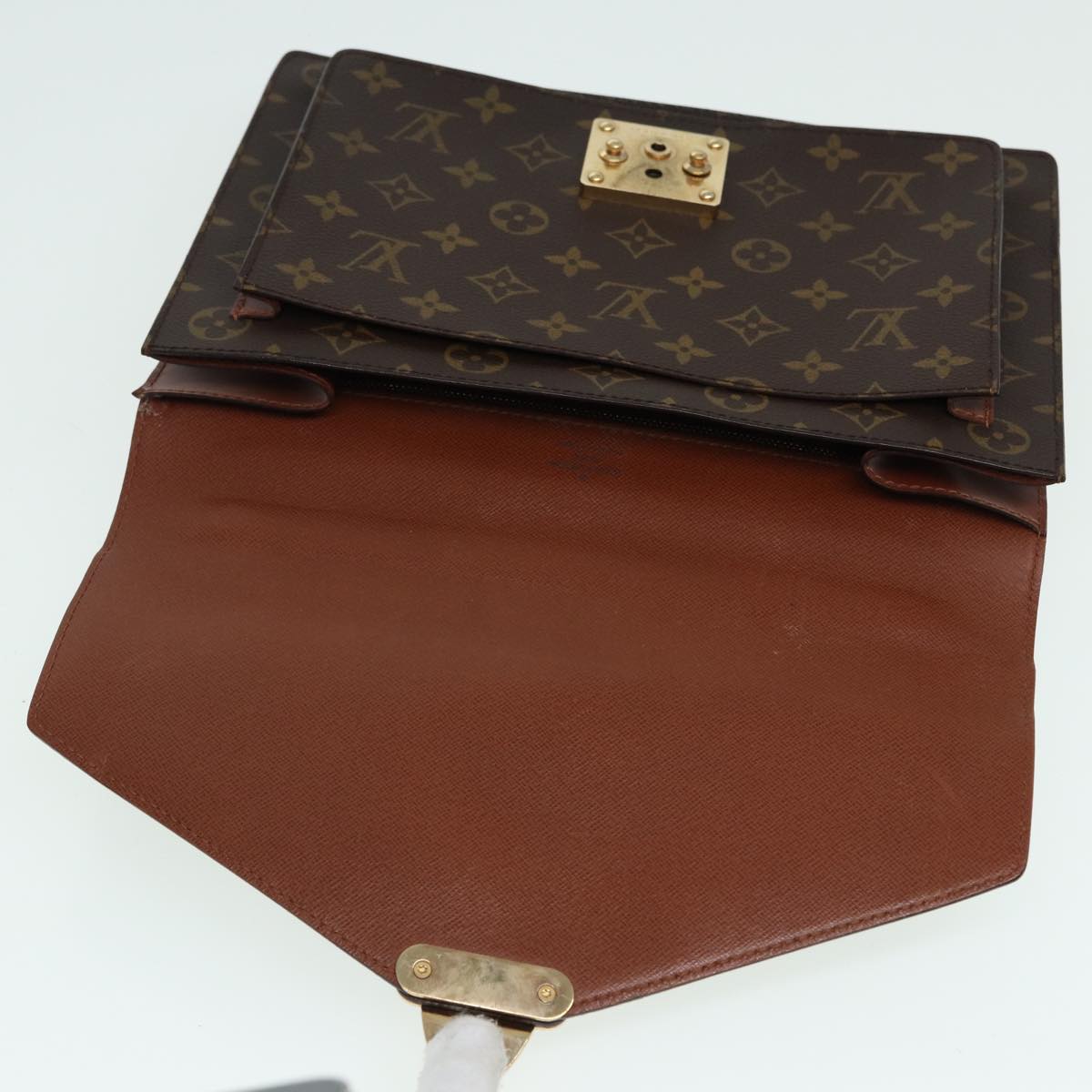 LOUIS VUITTON Monogram Monceau 28 Hand Bag 2way M51185 LV Auth 84700