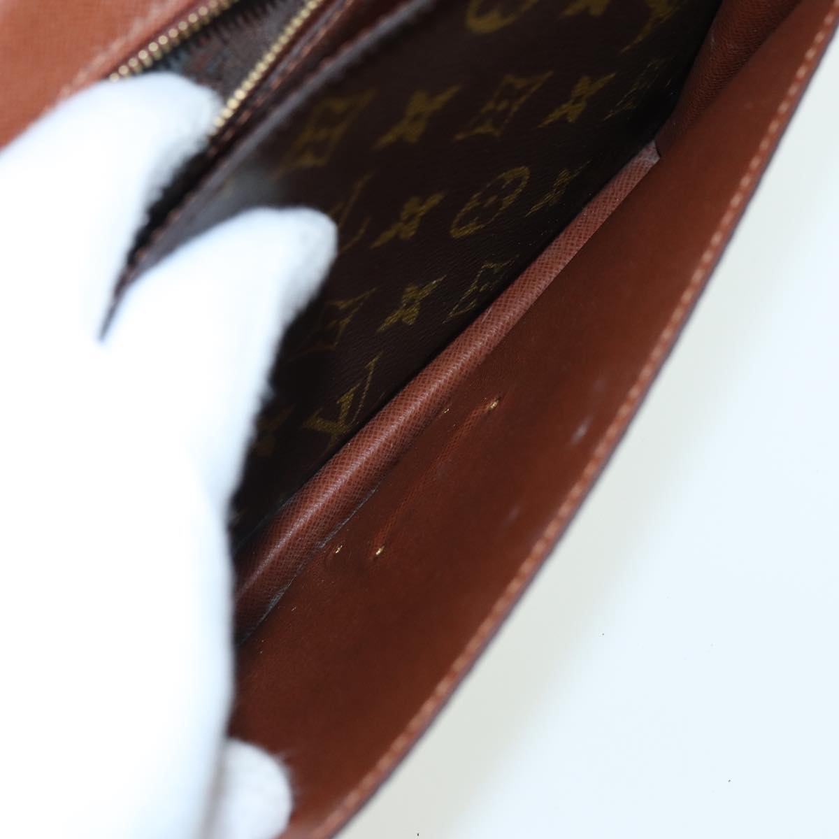 LOUIS VUITTON Monogram Monceau 28 Hand Bag 2way M51185 LV Auth 84700