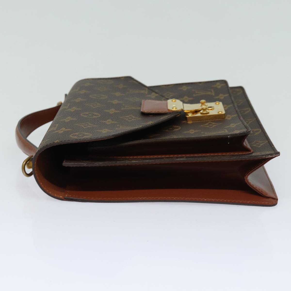 LOUIS VUITTON Monogram Monceau 28 Hand Bag 2way M51185 LV Auth 84701A