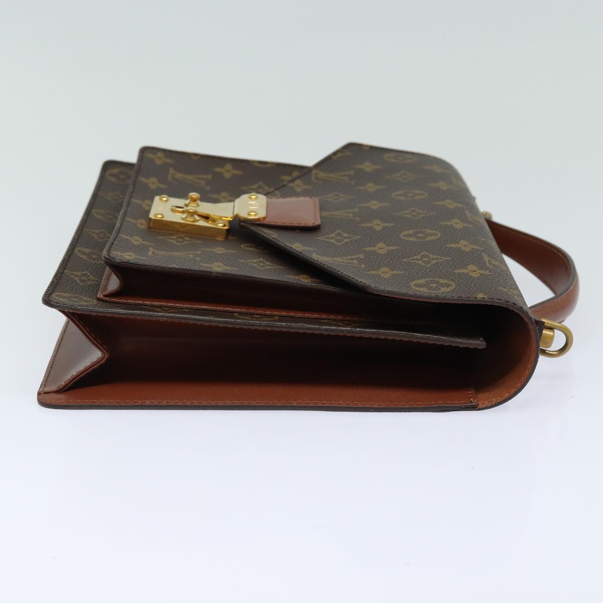 LOUIS VUITTON Monogram Monceau 28 Hand Bag 2way M51185 LV Auth 84701A