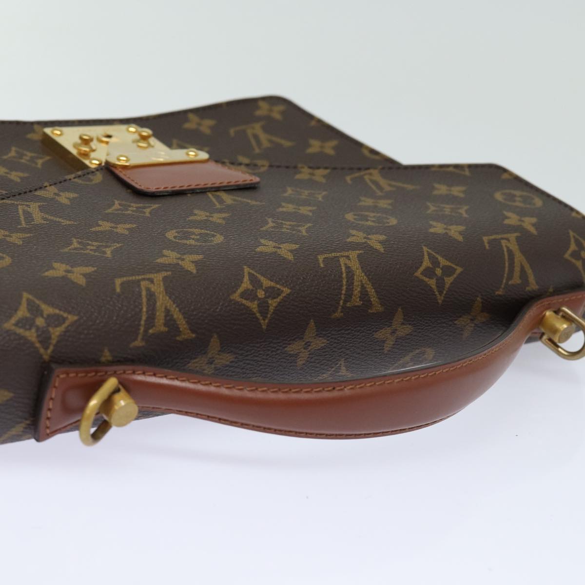 LOUIS VUITTON Monogram Monceau 28 Hand Bag 2way M51185 LV Auth 84701A