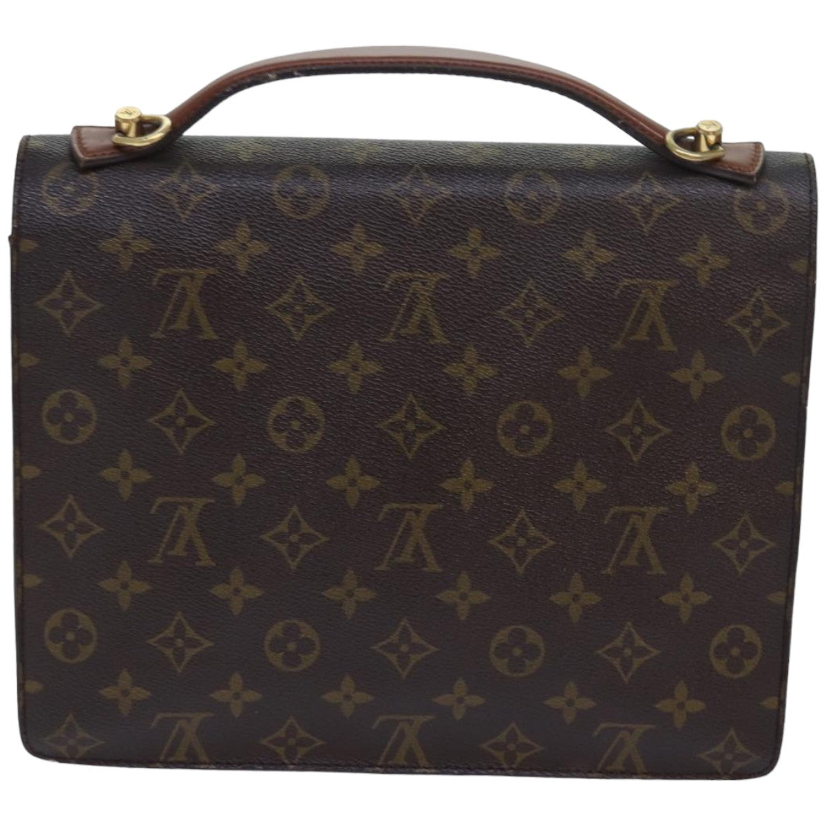 LOUIS VUITTON Monogram Monceau 28 Hand Bag 2way M51185 LV Auth 84702