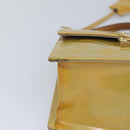 LOUIS VUITTON Monogram Vernis Spring street Hand Bag Gris M91029 LV Auth 84706-15