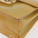 LOUIS VUITTON Monogram Vernis Spring street Hand Bag Gris M91029 LV Auth 84706-18