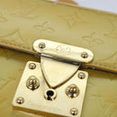 LOUIS VUITTON Monogram Vernis Spring street Hand Bag Gris M91029 LV Auth 84706-19