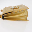 LOUIS VUITTON Monogram Vernis Spring street Hand Bag Gris M91029 LV Auth 84706-4