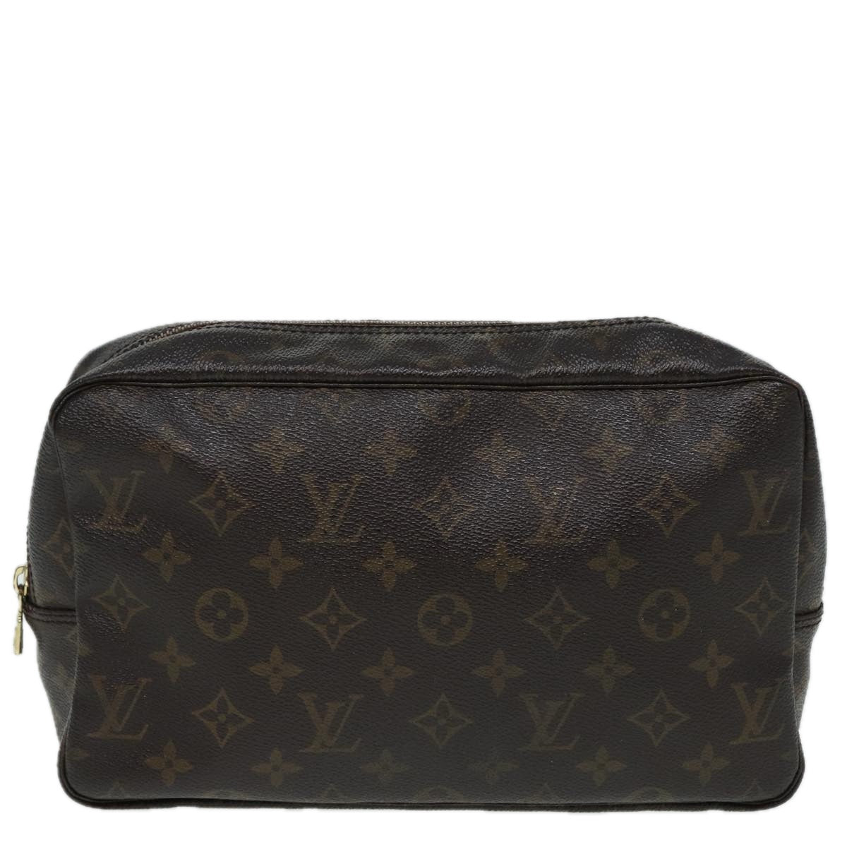 LOUIS VUITTON Monogram Trousse Toilette 28 Clutch Bag M47522 LV Auth 84707