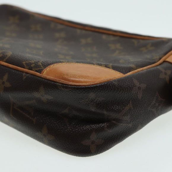 LOUIS VUITTON Monogram Compiegne 28 Clutch Bag M51845 LV Auth 84708