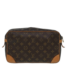LOUIS VUITTON Monogram Compiegne 28 Clutch Bag M51845 LV Auth 84708 - 0
