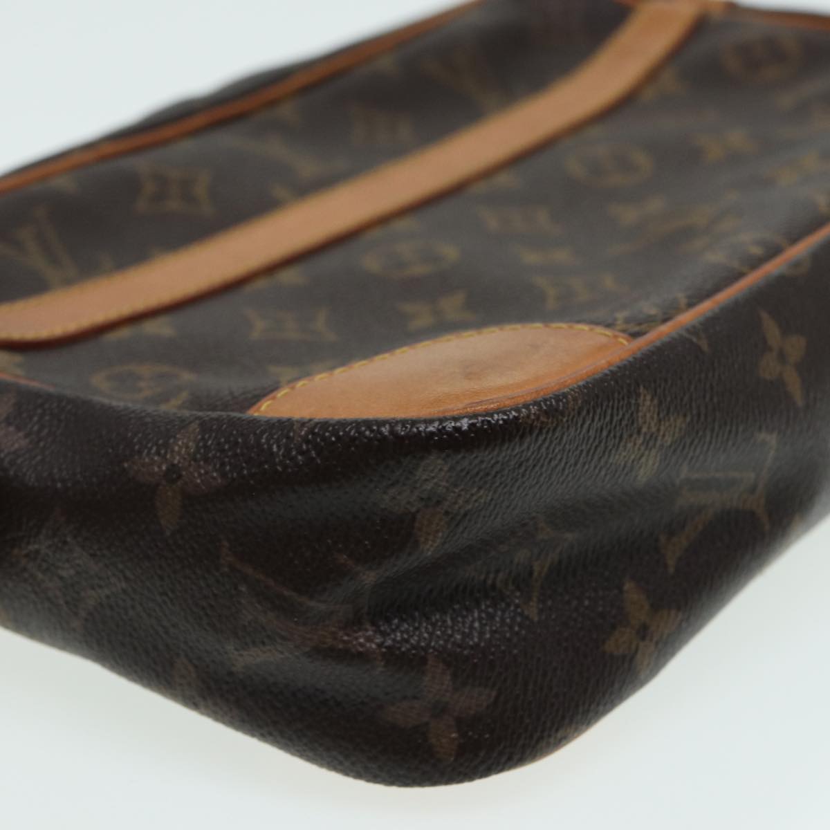 LOUIS VUITTON Monogram Compiegne 28 Clutch Bag M51845 LV Auth 84708