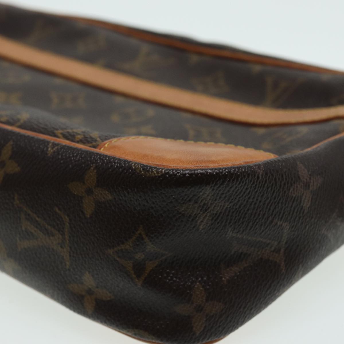 LOUIS VUITTON Monogram Compiegne 28 Clutch Bag M51845 LV Auth 84708