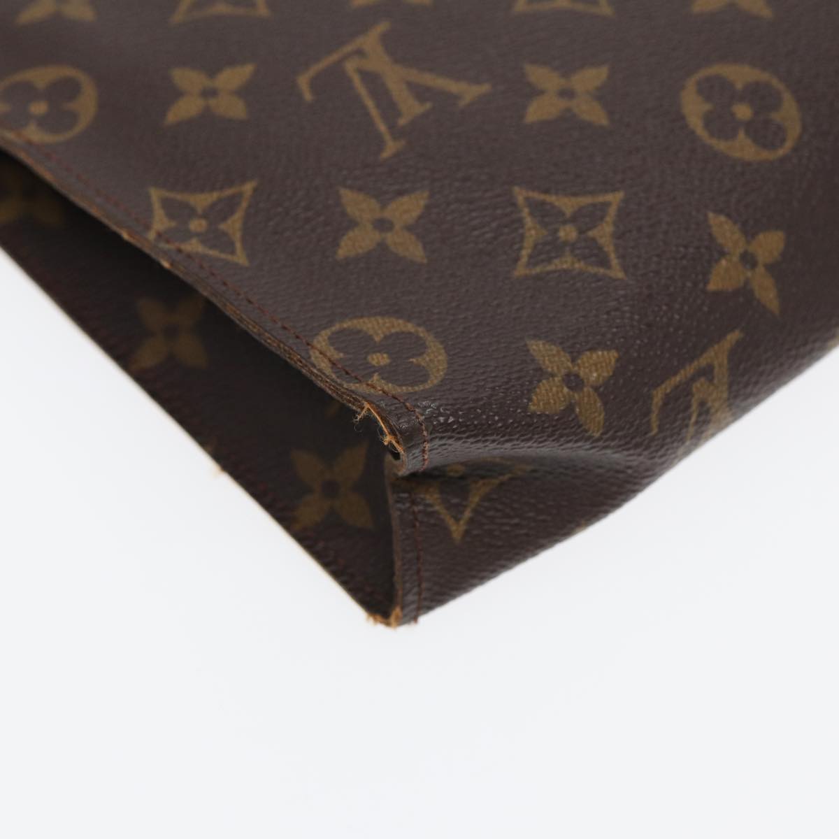 LOUIS VUITTON Monogram Poche Toilette 26 Pouch M47542 LV Auth 84709