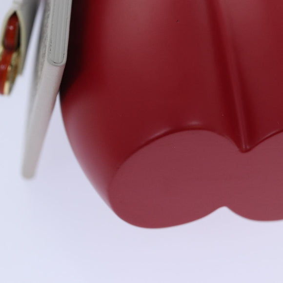 LOUIS VUITTON Vivienne Gaston Porter Bellboy Object Wood Red GI0483 Auth 84715SM