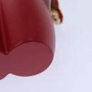 LOUIS VUITTON Vivienne Gaston Porter Bellboy Object Wood Red GI0483 Auth 84715SM-16