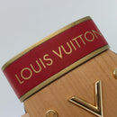 LOUIS VUITTON Vivienne Gaston Porter Bellboy Object Wood Red GI0483 Auth 84715SM-8