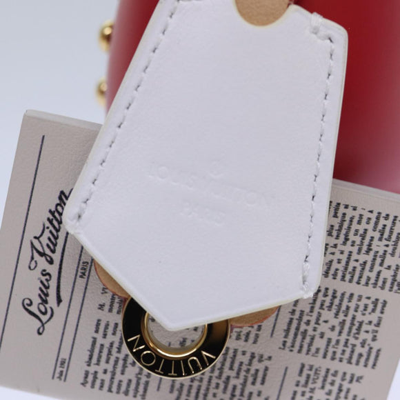 LOUIS VUITTON Vivienne Gaston Porter Bellboy Object Wood Red GI0483 Auth 84715SM