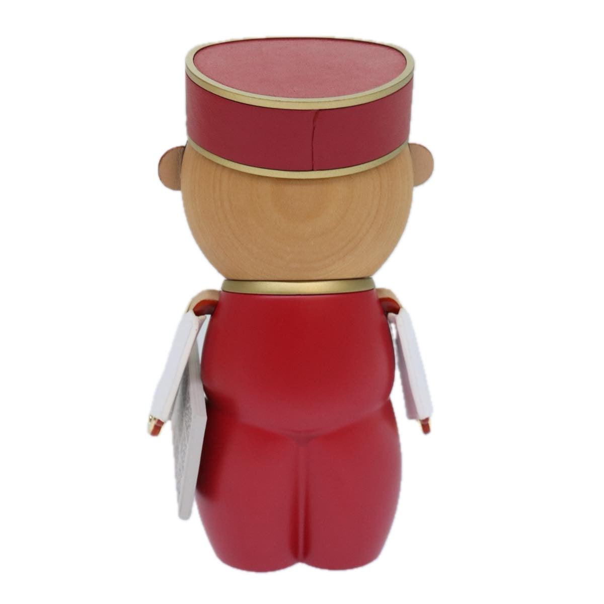 LOUIS VUITTON Vivienne Gaston Porter Bellboy Object Wood Red GI0483 Auth 84715S - 0