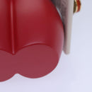 LOUIS VUITTON Vivienne Gaston Porter Bellboy Object Wood Red GI0483 Auth 84715SM-14