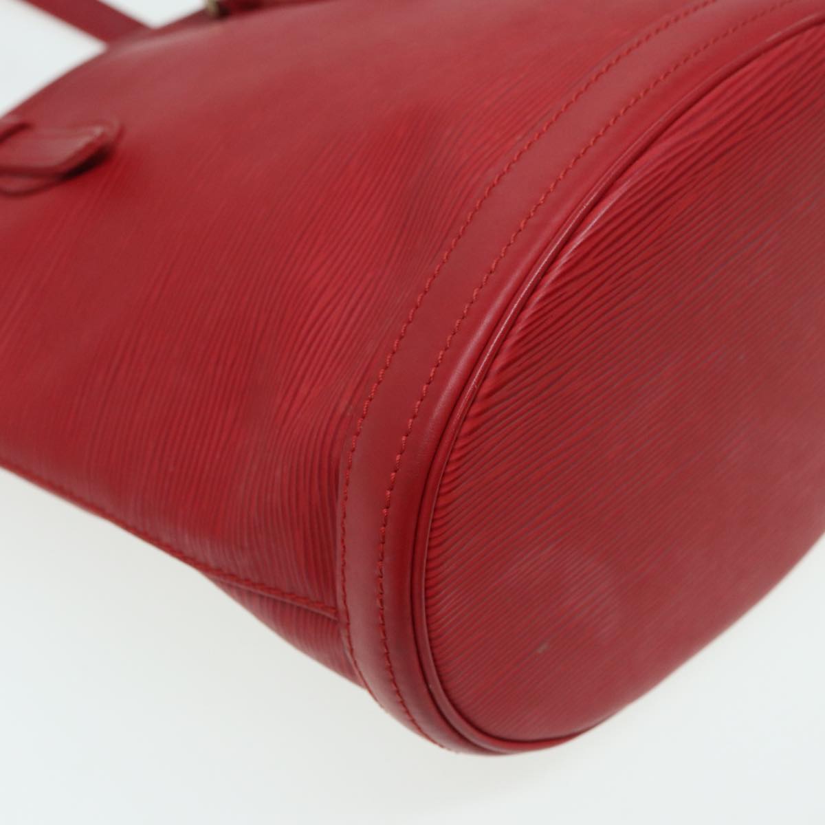 LOUIS VUITTON Epi Bucket PM Shoulder Bag Red M5899E LV Auth 84722