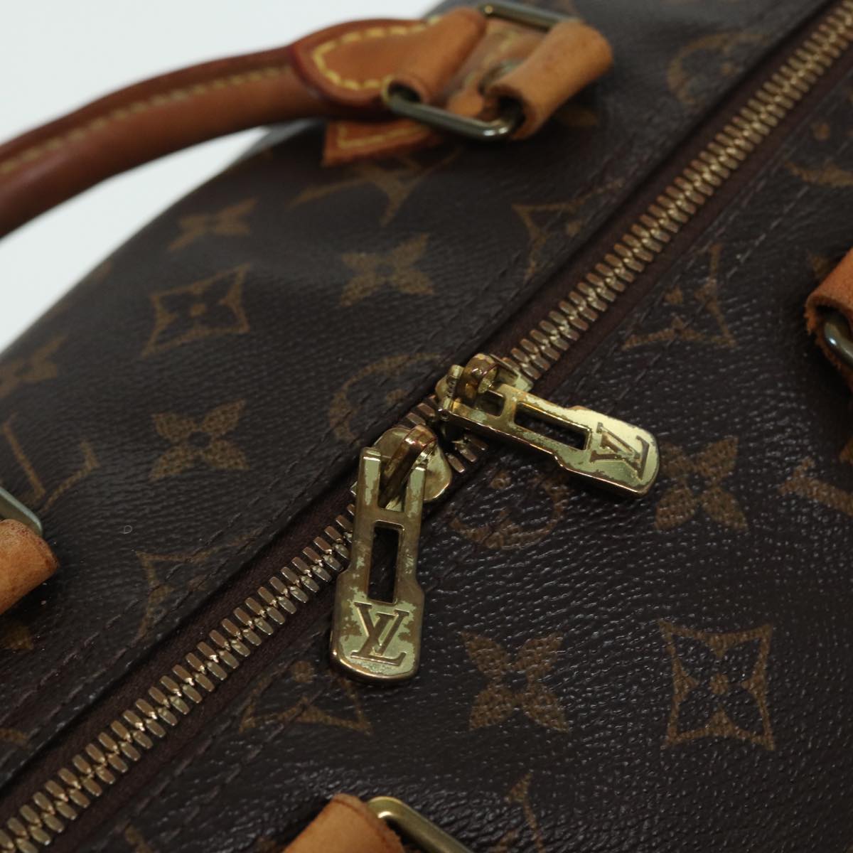 LOUIS VUITTON Monogram Speedy Bandouliere 35 Hand Bag M41111 LV Auth 84743