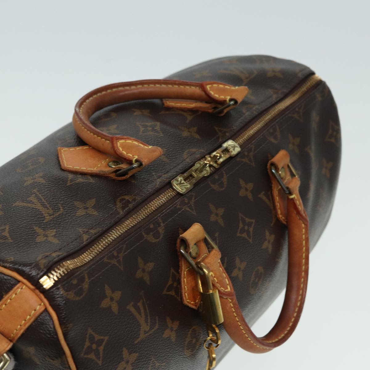 LOUIS VUITTON Monogram Speedy Bandouliere 35 Hand Bag M41111 LV Auth 84743