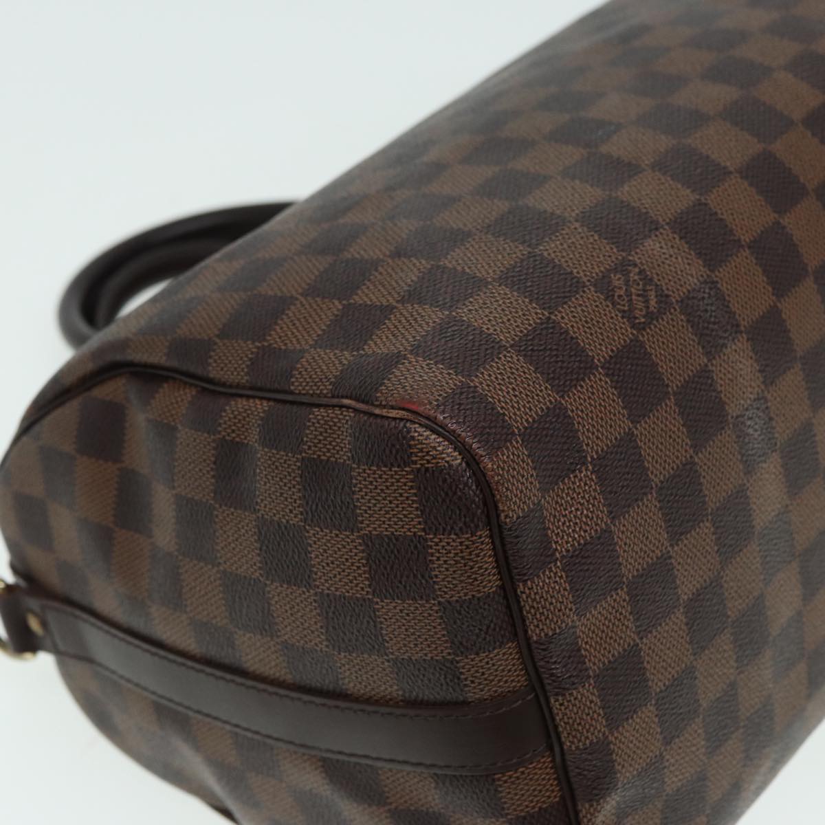 LOUIS VUITTON Damier Ebene Speedy Bandouliere30 Hand Bag N41367 LV Auth 84744