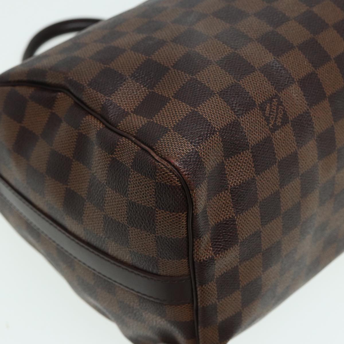 LOUIS VUITTON Damier Ebene Speedy Bandouliere30 Hand Bag N41367 LV Auth 84744