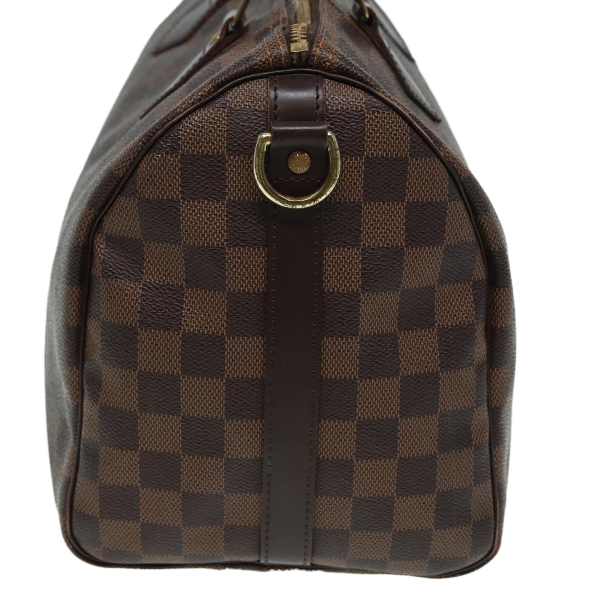 LOUIS VUITTON Damier Ebene Speedy Bandouliere30 Hand Bag N41367 LV Auth 84744