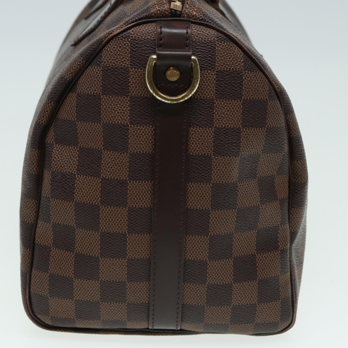 LOUIS VUITTON Damier Ebene Speedy Bandouliere30 Hand Bag N41367 LV Auth 84744