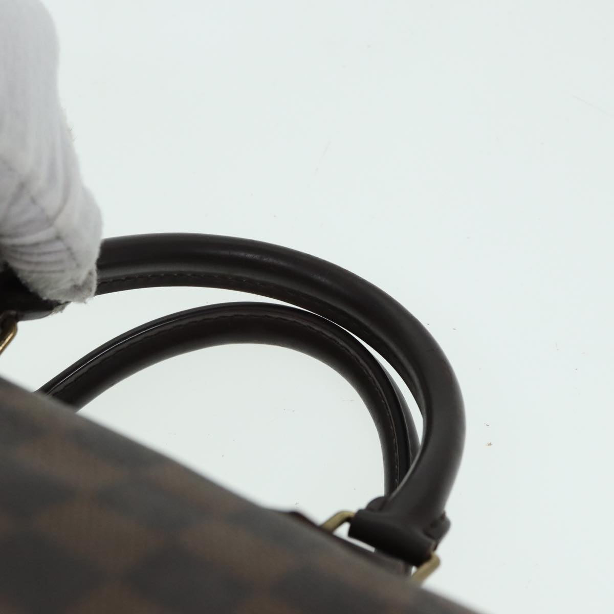 LOUIS VUITTON Damier Ebene Speedy Bandouliere30 Hand Bag N41367 LV Auth 84744