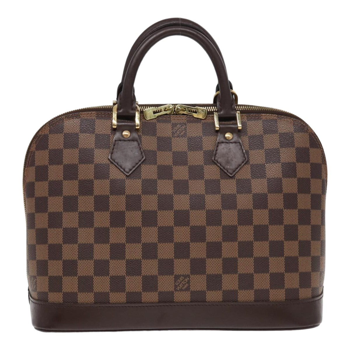 LOUIS VUITTON Damier Ebene Alma Hand Bag N51131 LV Auth 84745