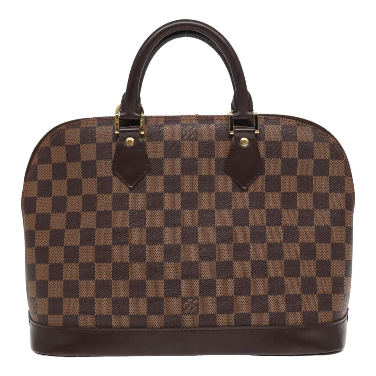 LOUIS VUITTON Damier Ebene Alma Hand Bag N51131 LV Auth 84745