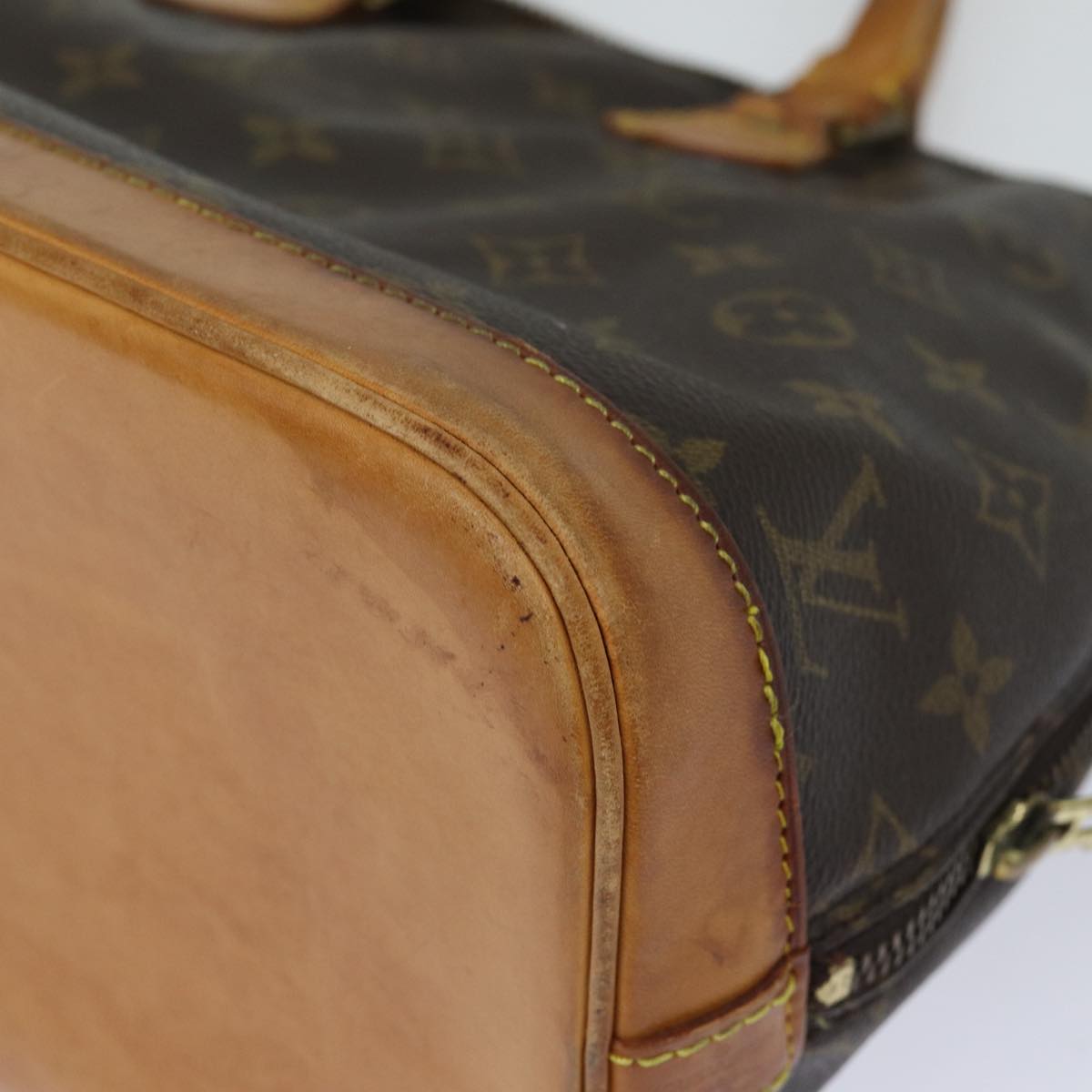 LOUIS VUITTON Monogram Alma Hand Bag M51130 LV Auth 84746