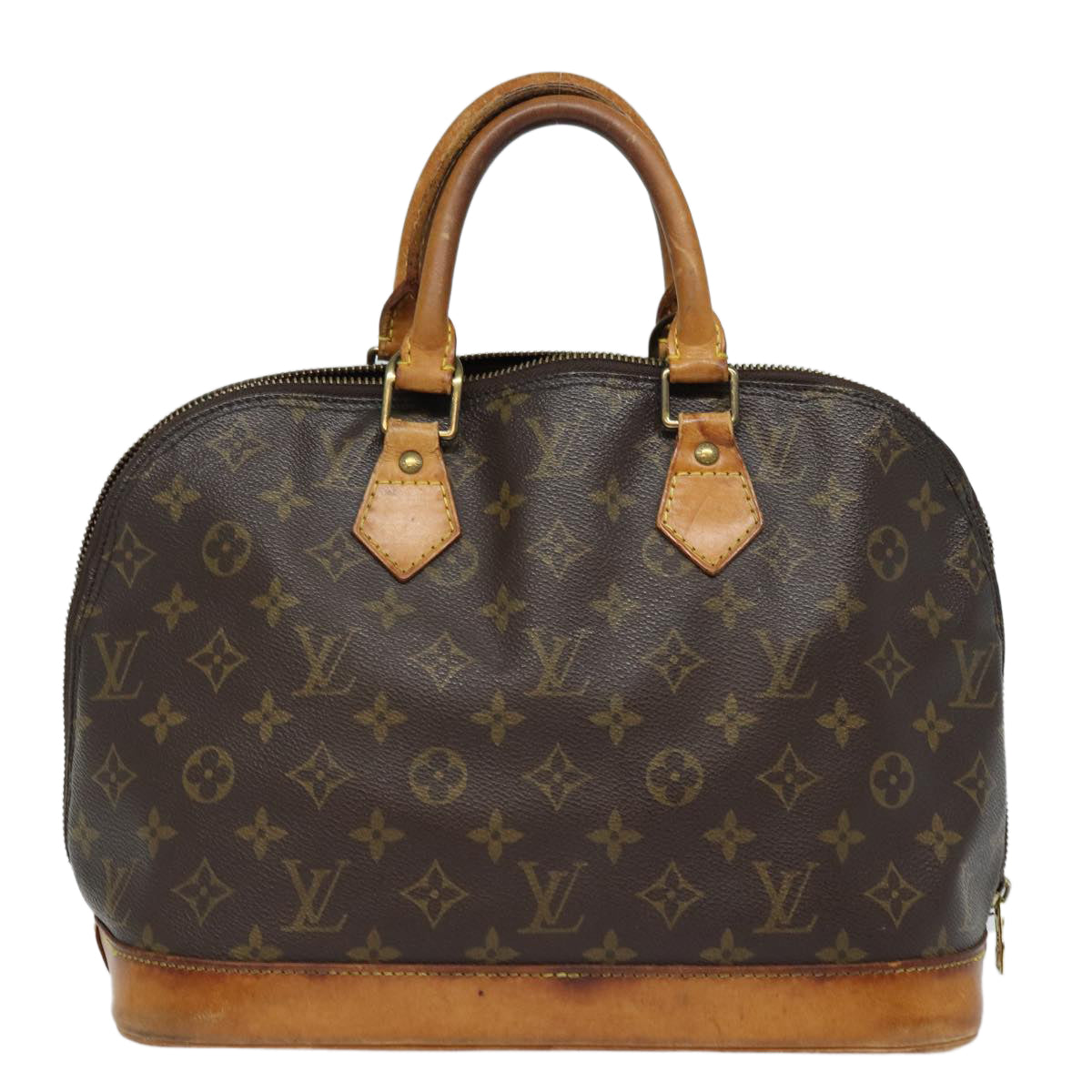 LOUIS VUITTON Monogram Alma Hand Bag M51130 LV Auth 84746