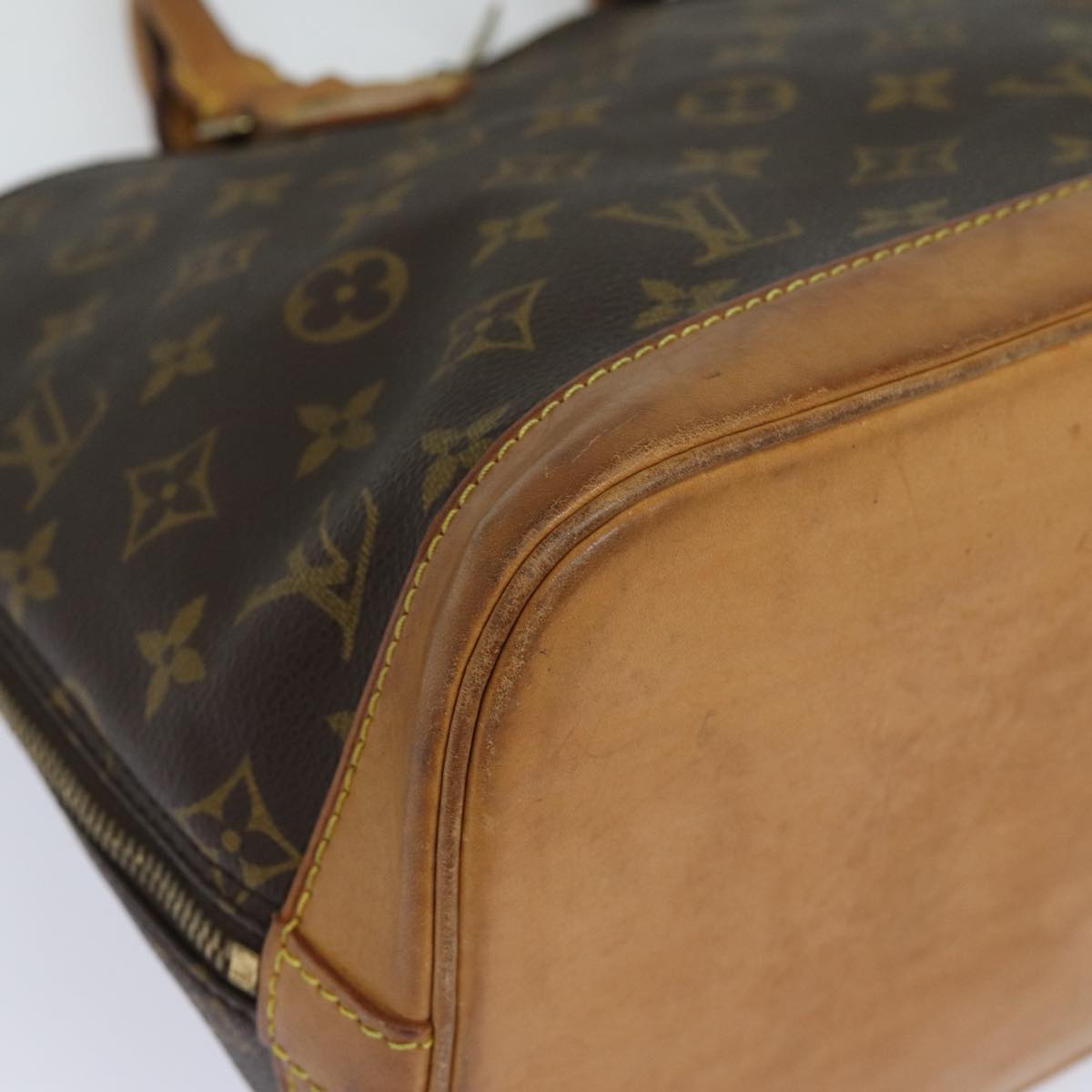 LOUIS VUITTON Monogram Alma Hand Bag M51130 LV Auth 84747