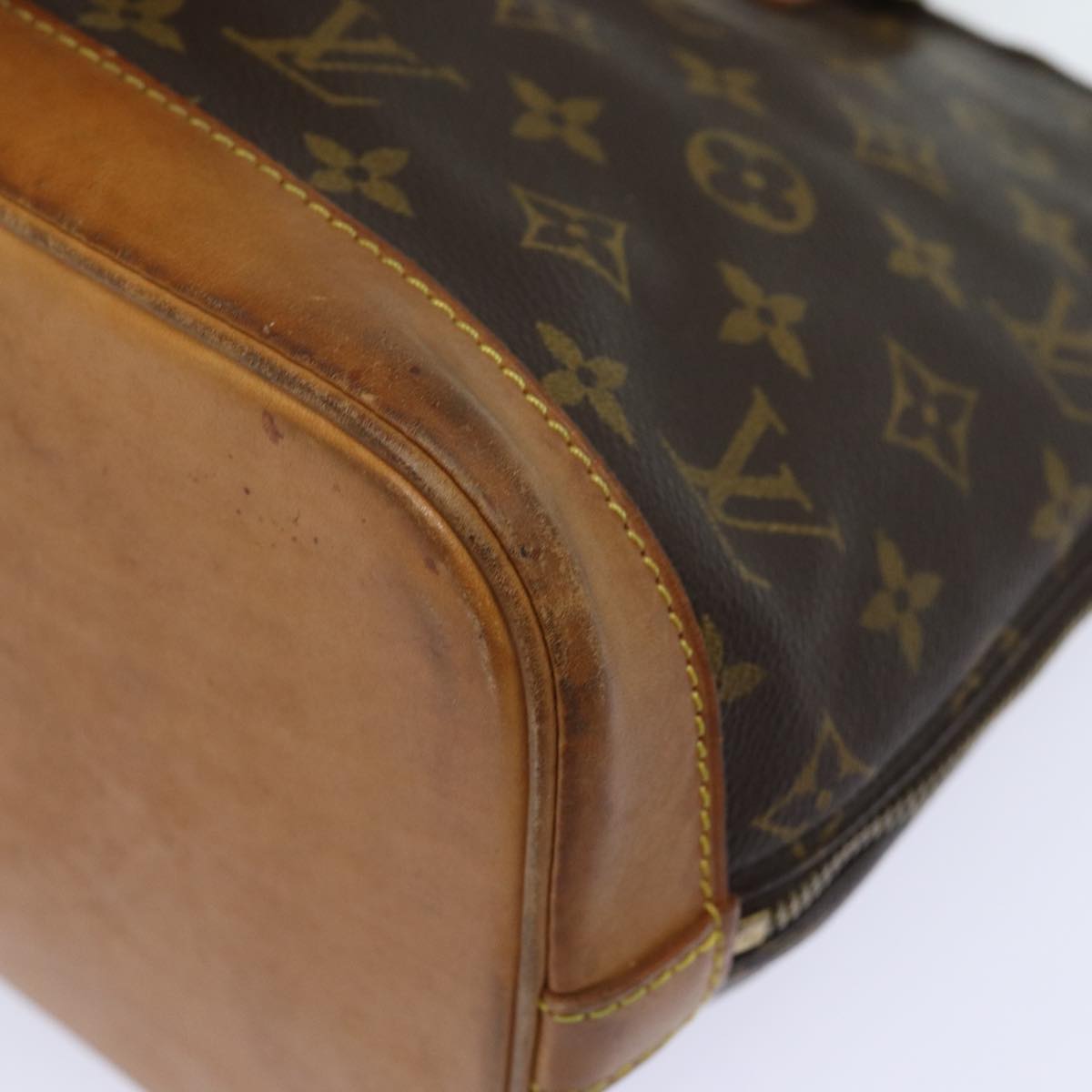 LOUIS VUITTON Monogram Alma Hand Bag M51130 LV Auth 84747