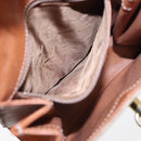 CELINE Macadam Canvas Hand Bag 2way Beige Auth 84755-19