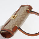 CELINE Macadam Canvas Hand Bag 2way Beige Auth 84755-6