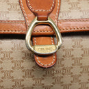 CELINE Macadam Canvas Shoulder Bag Beige Auth 84756-17