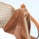 CELINE Macadam Canvas Shoulder Bag Beige Auth 84756-19